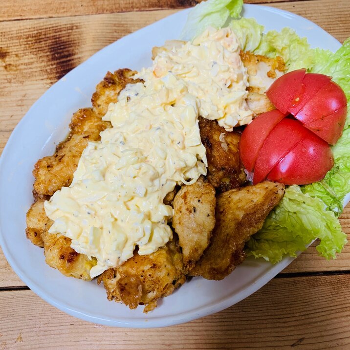 鶏むね肉でチキン南蛮